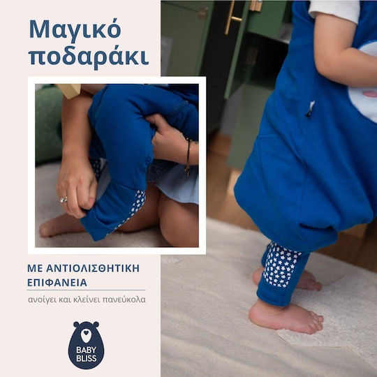 Baby Bliss Χειμερινός Υπνόσακος με Πόδια 2.5 tog Penguin Blue