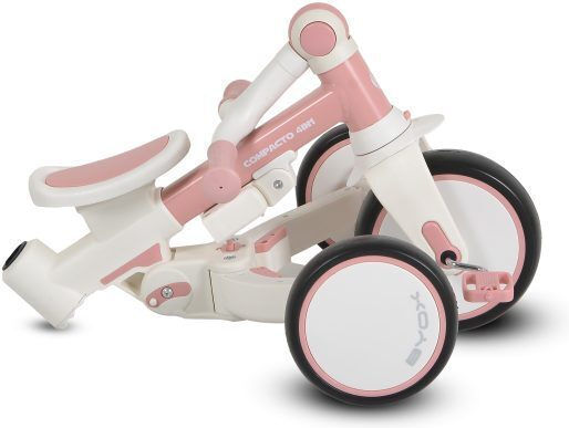 Byox Compacto Μετατρεπόμενο με Χειρολαβή Γονέα 4 σε 1 για 1-3 Ετών Pink
