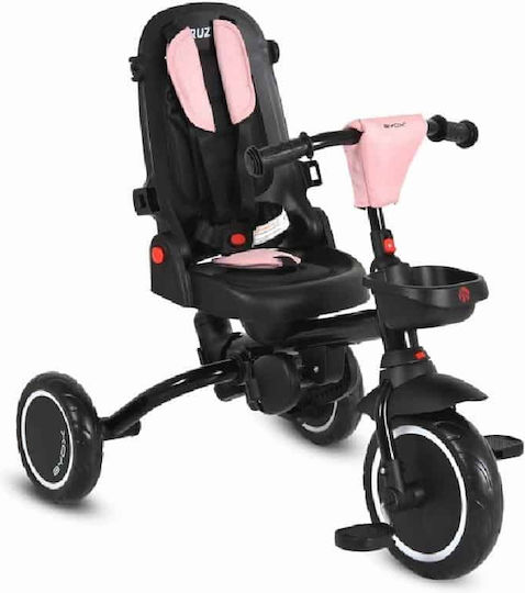 Byox Cruz Foldable and Convertible Kids Tricycle for 1-6 Years Pink