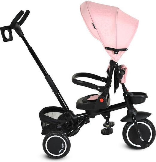 Byox Cruz Foldable and Convertible Kids Tricycle for 1-6 Years Pink