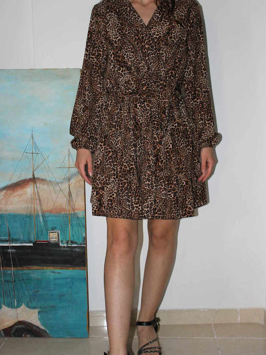 Mini Dress Brown