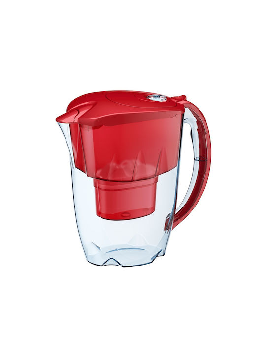 Aquaphor Jasper Cană de Servire Metal Roșu cu Filtru 1buc
