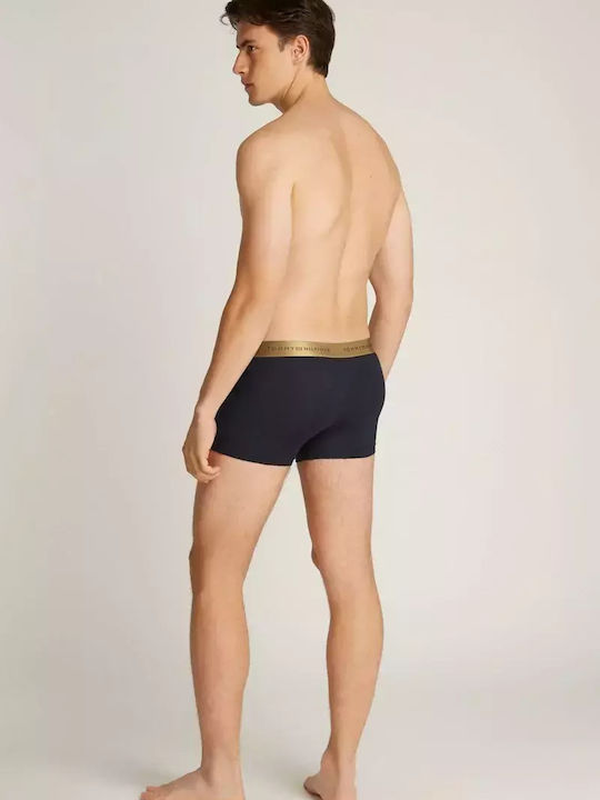 Herren Boxershorts Black, Gold 3Packung