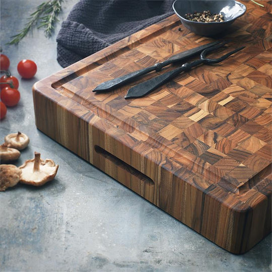 Teak Wonder Rectangular Wooden Chopping Board 40.5x30.5cm