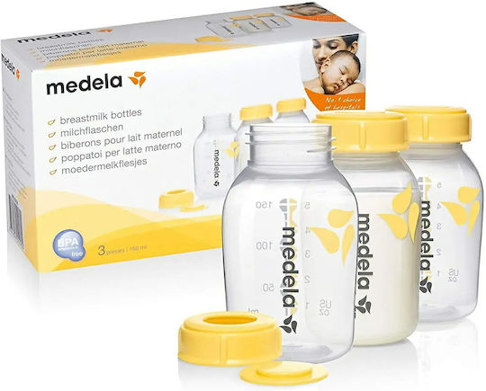 Medela Washable Breast Milk Storage Bottles 150ml 3 Pieces