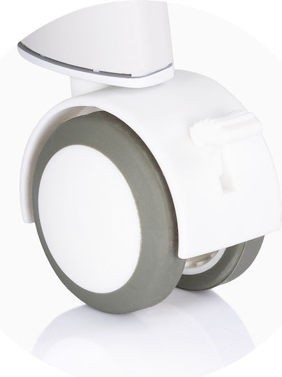 Chipolino Wiege mit Matratze und Rädern Gray