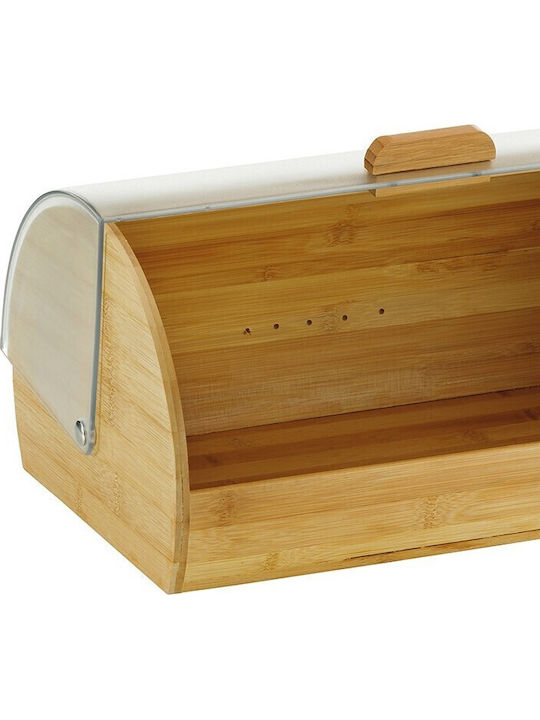 Kela Bread Box made of Bamboo White 39x25x19cm