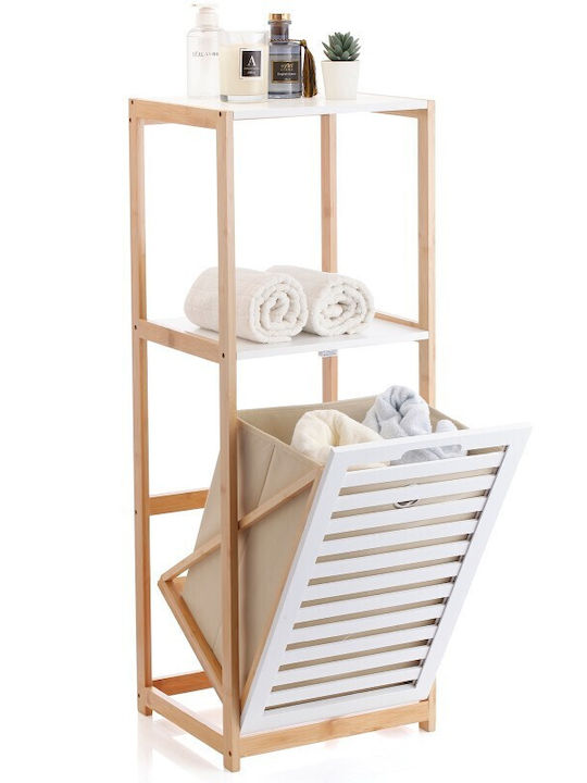Viosarp Bambus Holz 2 Regal Wschekorb Wr5626 36x33x98cm | Skroutz Germany
