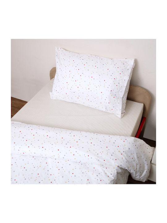 Viopros Rea Baby Quilt Cotton White 120x160cm