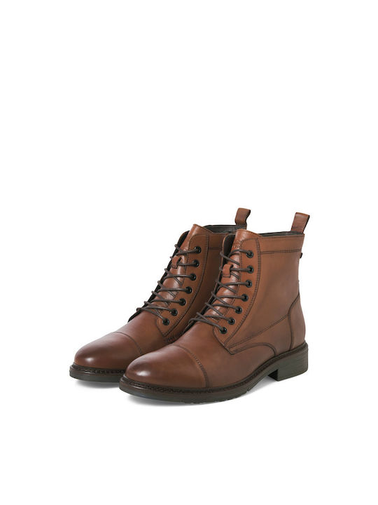 Leder Herrenstiefel Tabac Braun