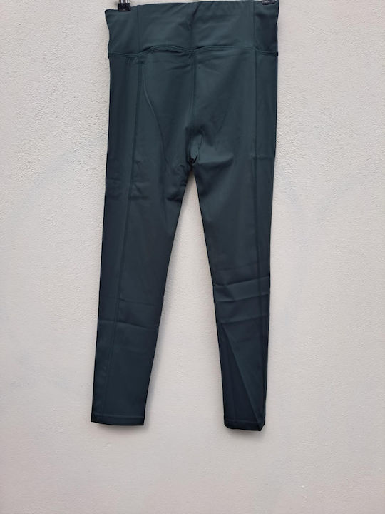 Training Women's Cropped Firming Leggings Dark Green
