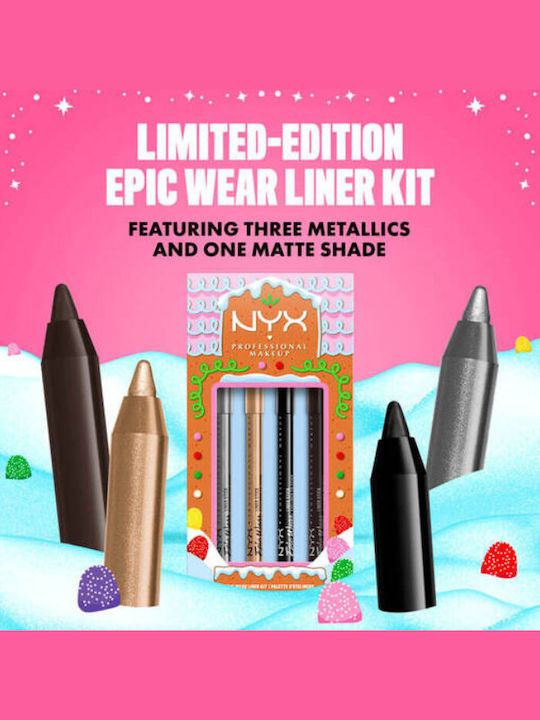 NYX Professional Makeup Gingerbaddie Land Epic Wear Make-up-Set 4Stück