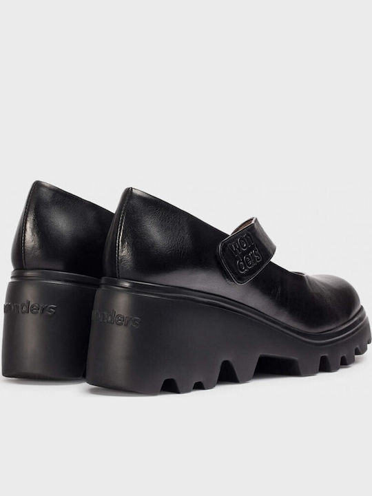 Pumps mit Riemchen Schwarz