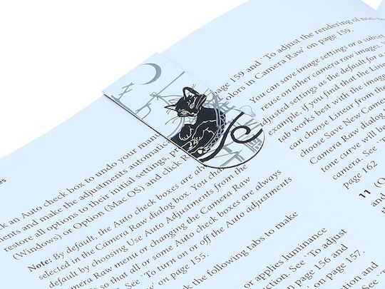 Set 4 Magnetic Bookmarks Cat World Carmani