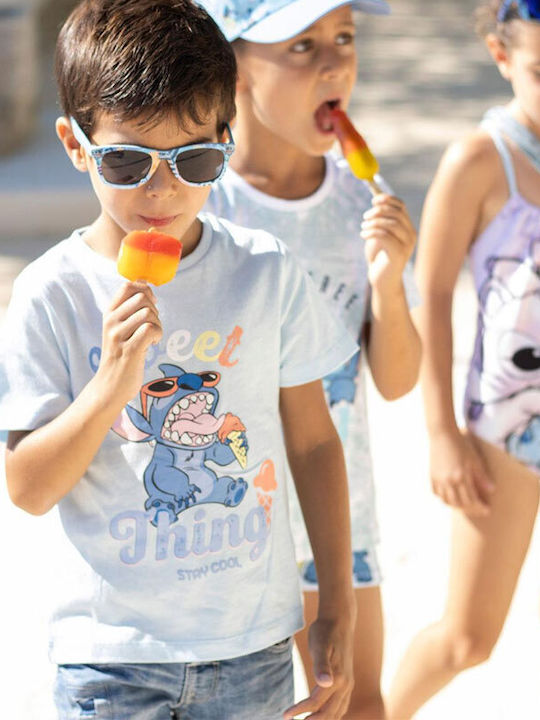 Kids Top Light Blue Disney Stitch