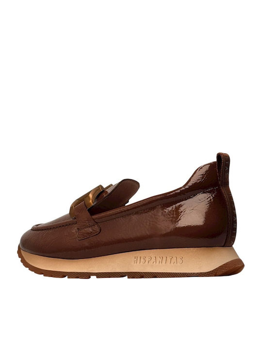 Γυναικεία Loafers σε Καφέ Χρώμα
