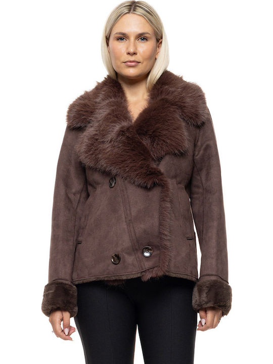 Women's Short Fur Brown