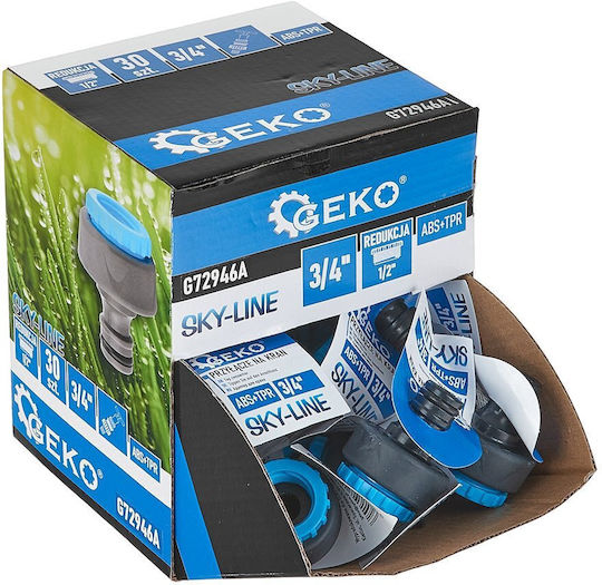 Sky-line 3/4" Faucet Connector Set 1/2" Reduction 30 Pieces Geko G72946a