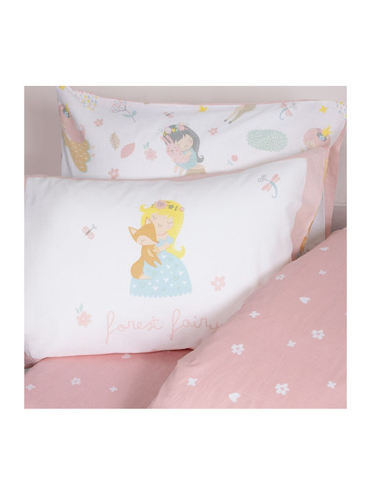Nima Kids Cotton Pillowcase 52x72cm Forest Fairy