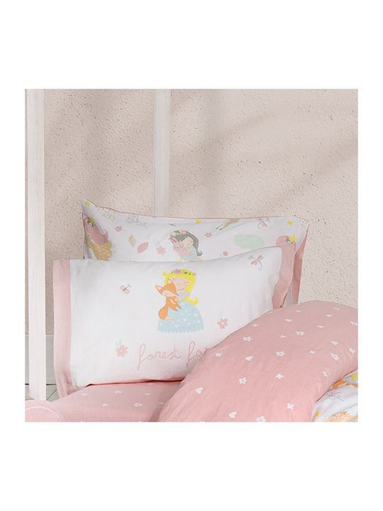 Nima Kids Cotton Pillowcase 52x72cm Forest Fairy