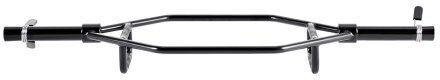 Vevor Trap Bar Olympic Type Φ50mm 20.1kg 142.5cm Length with Lock Jaw Collars