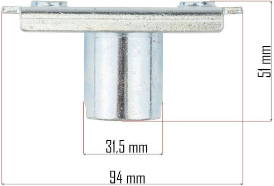 Blade Holder Lawn Mower Powermat Pm-kss-700sh-un