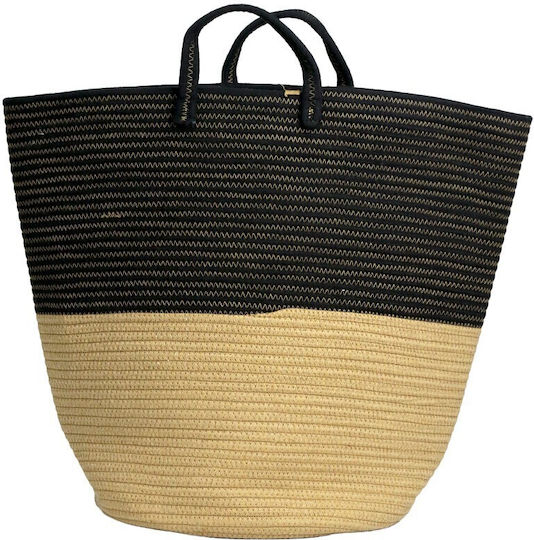 Viosarp Coș decorativ Din paie Beige 39x44buc