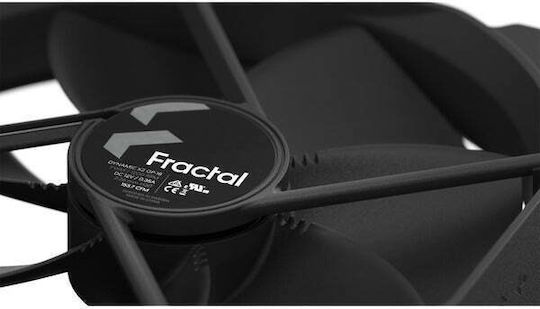 Fractal Design Dynamic X2 GP-18 Вентилатор за кутия 180мм (1200 оборота / 153.7cfm) Без светодиодно осветление и Свързване 4-изводна ШИМ