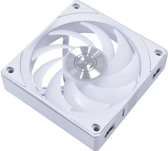 Uni Fan Cl Wireless Обратен Перка Вентилатор за Кутия 120мм с RGB Осветление Бял