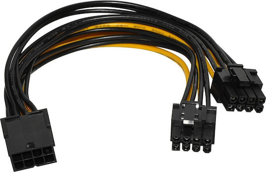 Makki Cable Makki-cable-pcie8-to-2x8 From Pcie 8pin Female To 2x Pcie 8pin Male 24cm Suitable Cryptocurrency Mining
