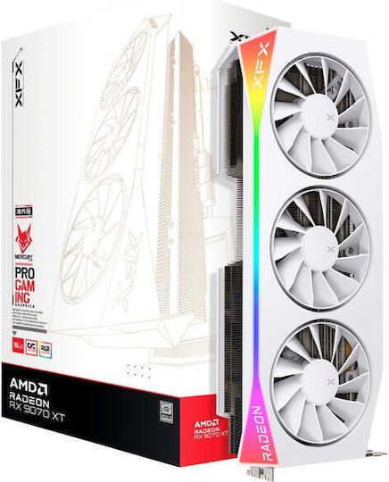 XFX Radeon RX 9070 XT 16GB GDDR6 Mercury OC White Gaming Edition Placă Grafică