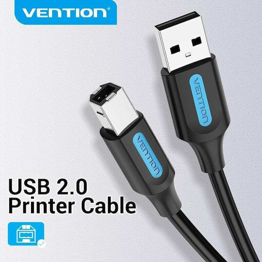 Vention 0.5m USB 2.0 Cable A-Male to B-Male (COQBD)