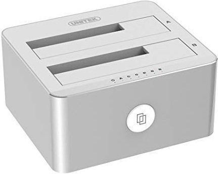 Unitek Y-3027 Docking Station για 2 Σκληρούς Δίσκους SATA 2.5" / 3.5" με σύνδεση USB 3.1 (Y-3027)