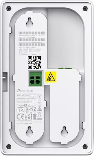 TP-LINK EAP625GP-WALL Access Point Wi‑Fi 6 Dual Band (2.4 & 5GHz)