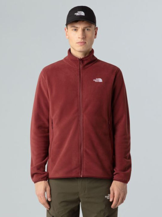 Men's Fleece Cardigan Sumac