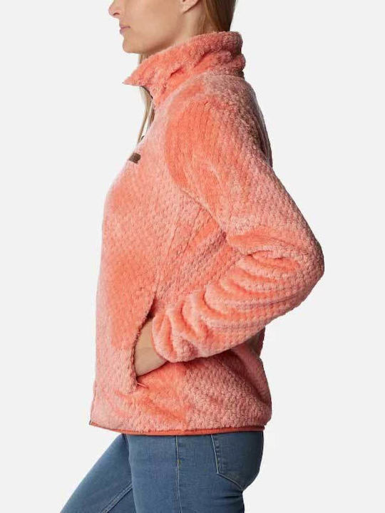 Fire Side Ii Women's Cardigan with Zipper Coral
