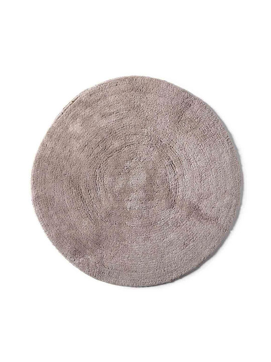 Fieldcrest Πατάκι Μπάνιου Στρογγυλό Rosy Brown Φ60εκ.