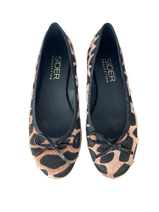 Damen Ballerinas in Braun Farbe
