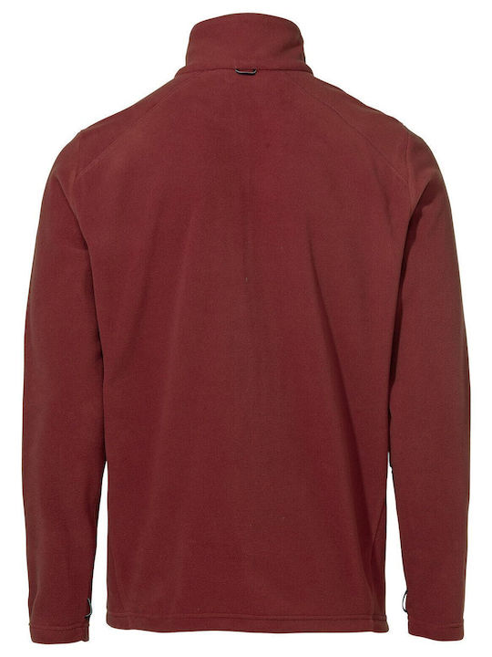 Men's Fleece Cardigan Carmine