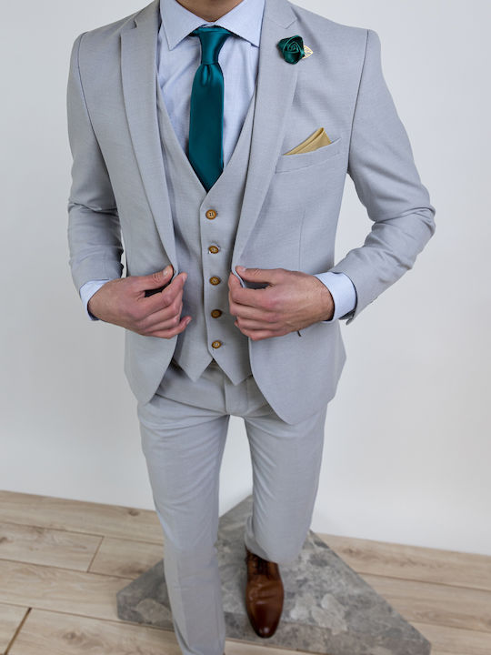 Men's Suit Slim Fit Grey