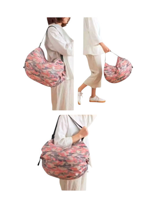 Φούξια Militaire Φορητή Αναδιπλούμενη Τσάντα Ώμου Αγορών Queen Mother