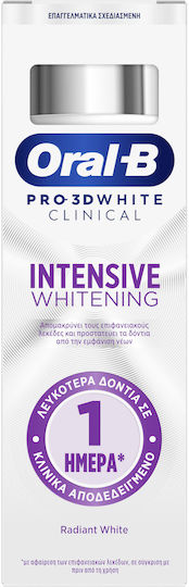 Oral-B Pro 3D White Clinical Radiant White Toothpaste 75 ml