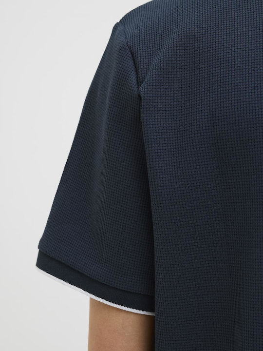 Polo Short Sleeve Blouse Navy Blue