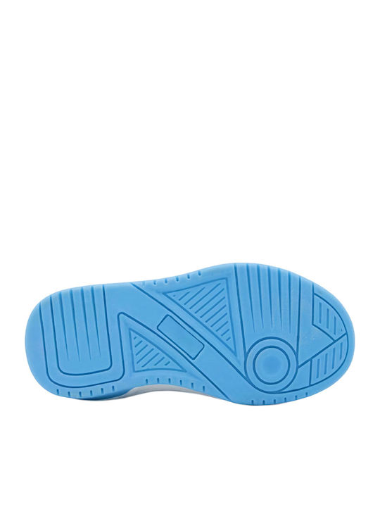 Kinder Sneakers mit Klettverschluss & Lichtern Hellblau