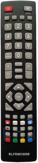 Led Lcd Tv 3d Remote Control Technika Blaupunkt Sharp E-motion Black