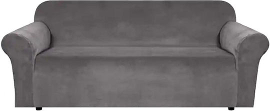 Alista Home Husă Elastică Canapea cu trei locuri Gri 1buc AVX-DA70
