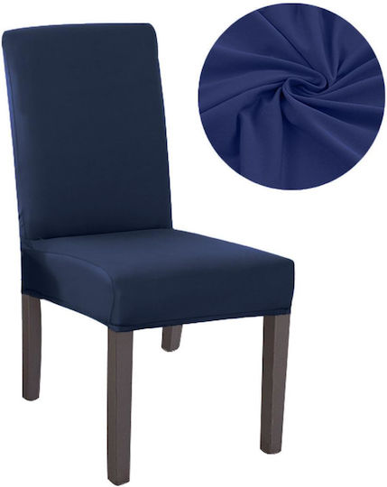 Alista Home Husă Elastică Scaun Navy Blue 48εκ. 1buc AVX-AG730A
