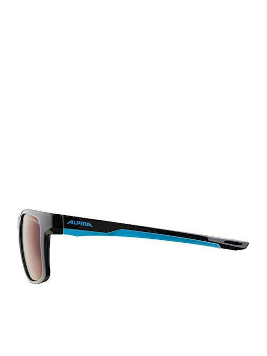 Alpina Flexxy Cool Pătrate Ochelari De Soare Pentru Copii Cu Lentile Polarized Negri