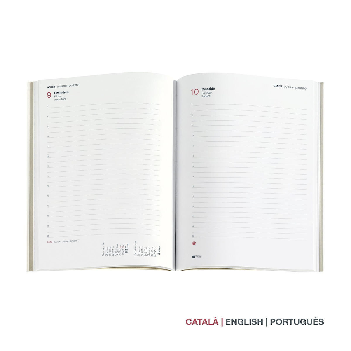 Miquelrius Agenda 2026 un jour par page durable, similaire au Miquelrius Agenda 2026 un jour par page durable, similaire au