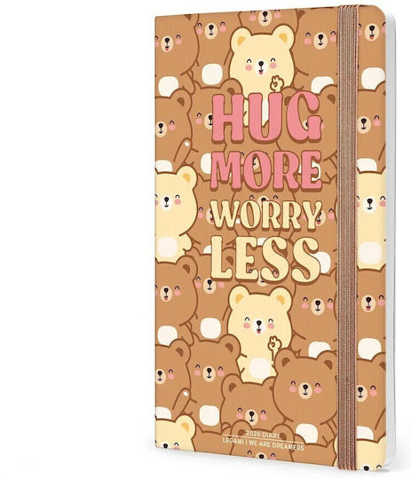 Diary 2026 Legami 12 Months Weekly 12x18cm Medium Photo Weekly Diary Teddy Bear Ag2612128